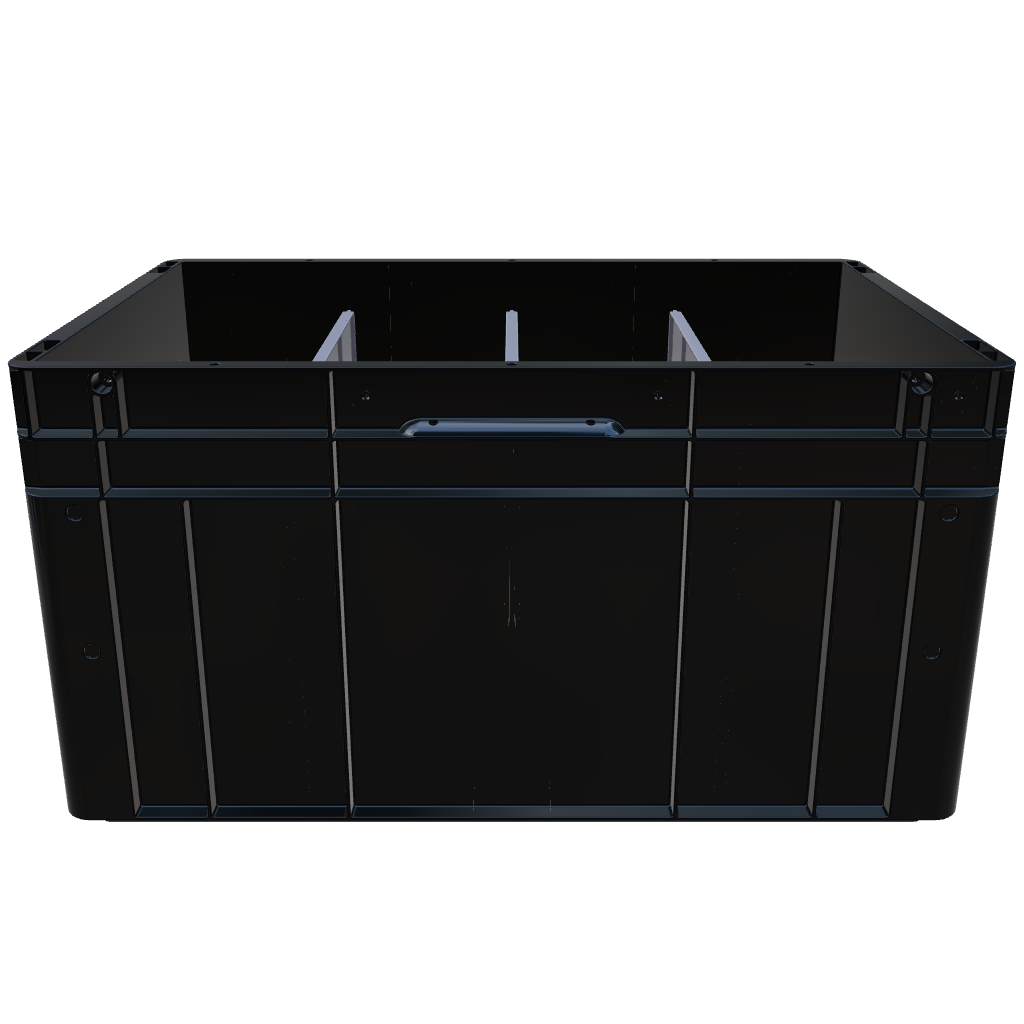 Recycled Automation Stacking Tote – A Plus Plastics