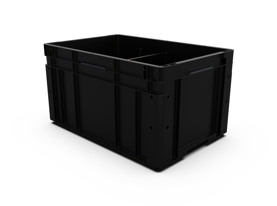 Recycled Automation Stacking Tote – A Plus Plastics